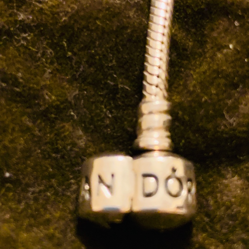 Pandora silver bracelet with Pandora closure